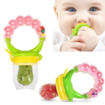 Silicone Baby Fruit Feeding Pacifier - Multicolor