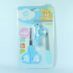 3in 1 Baby Manicure Nails Cutter Set - Multicolor ✂️ ৩ ইন ১ বেবি ম্যানিকিউর নেইল কাটার সেট – মাল্টিকালার ✂️