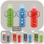 Minitree Glass with Cover Baby Feeding Bottle.