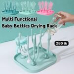 Multi Functional Removable Baby Bottle Dry Rack Pacifiers Teat Cup Cleaning Drainer Drying Drip Water Tray