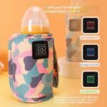 Portable USB Baby Bottle Warmer Travel Milk Warmer Infant Feeding Bottle Thermostat Food Warm Cover Cold Water Heater