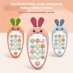 বাচ্চাদের প্রাথমিক শিক্ষার জন্য চমৎকার উপহার - Bunny Carrot Music Phone Toy