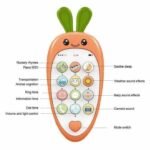 বাচ্চাদের প্রাথমিক শিক্ষার জন্য চমৎকার উপহার - Bunny Carrot Music Phone Toy - ছবি 3